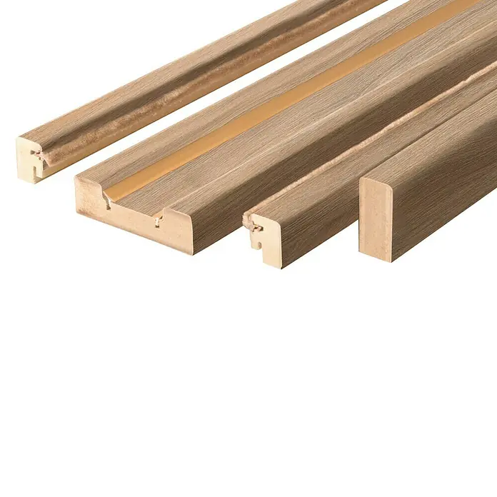Solid Elements Set para puertas correderas Roble Urban - 95 mm x 2,2 m, Roble claro, MDF