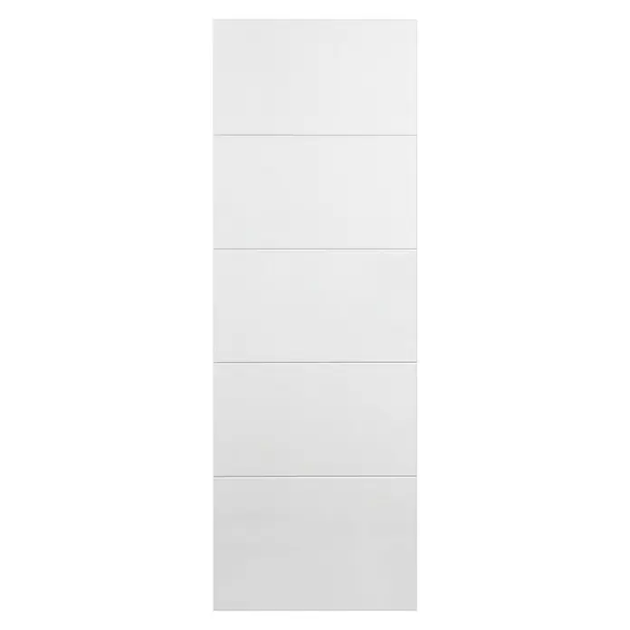 Solid Elements Puerta corredera de madera Mannheim - 72,5 x 203 cm, Blanco, Macizo