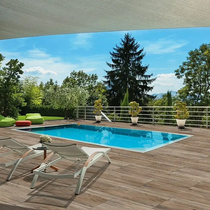 Terrassenfliese Cera 2.0 - 40 x 120 x 2 cm, Selva Tongass, Matt