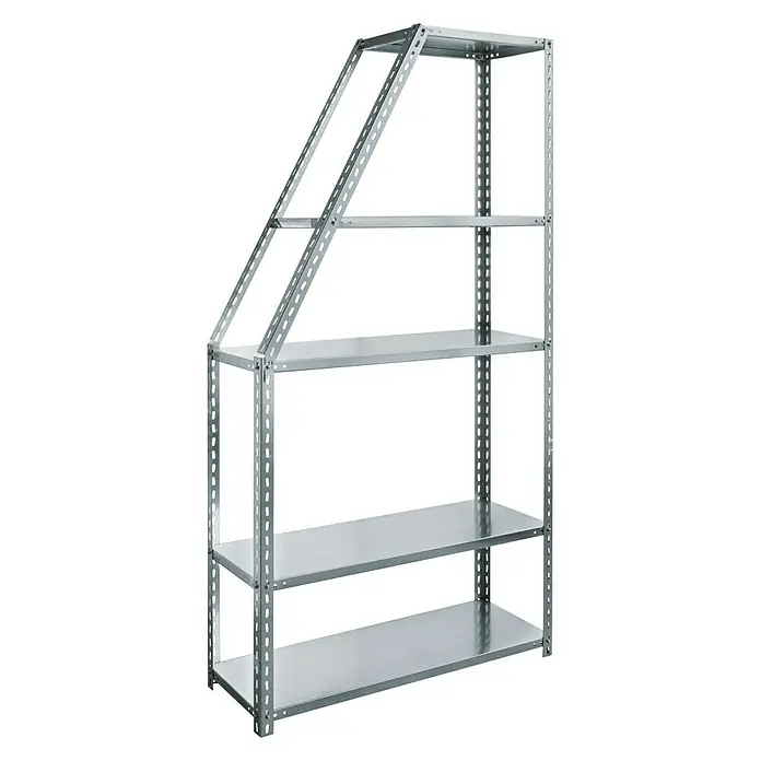 Regalux Winkelprofil - L x B x H: 4 x 4 x 150 cm, Verzinkt - Vorderansicht