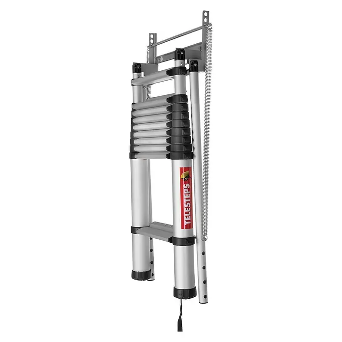 Telesteps Teleskopleiter Loft Line Maxi - Deckenöffnung: Min. 52 x 92 – 110 cm - Linke Seitenansicht