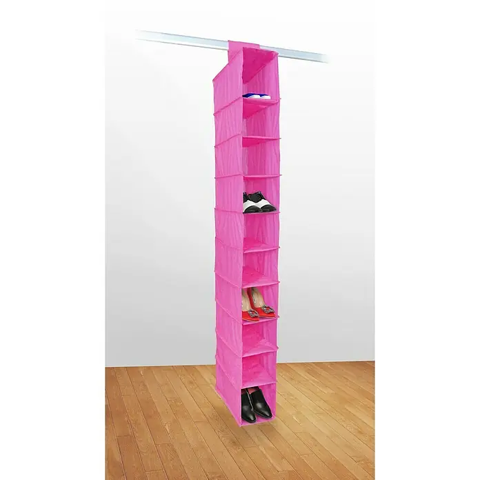 Jocca Organizador colgante - Número de compartimentos: 10 ud., Rosa