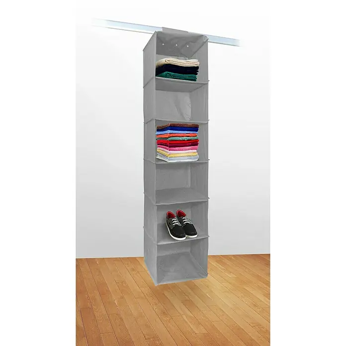 Jocca Organizador colgante - Número de compartimentos: 6 ud., Gris