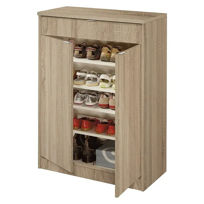 Muebles Pitarch Zapatero Berlín - L x An x Al: 37 x 74 x 101 cm, Roble cambrian