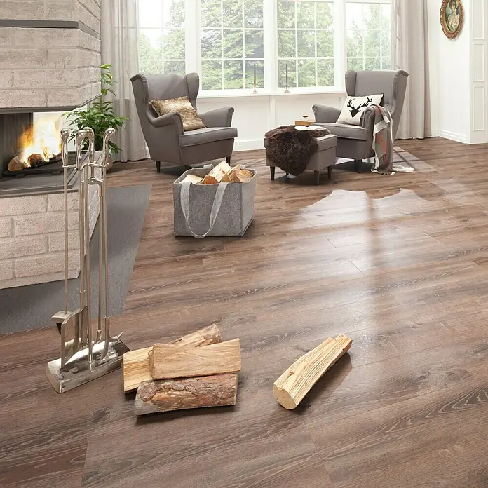b!design Vinylboden Clic Royal Eiche - 1.210 x 190 x 4,2 mm, Landhausdiele