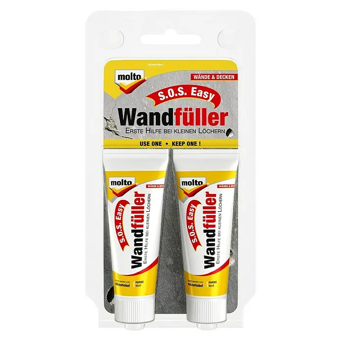 Molto Wandfüller S.O.S. Easy - 40 ml, Weiß - Vorderansicht
