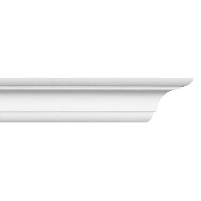Zierprofil Modern C 100 - 200 x 7 x 7 cm, Extrudiertes Polystyrol (XPS) - Vorderansicht