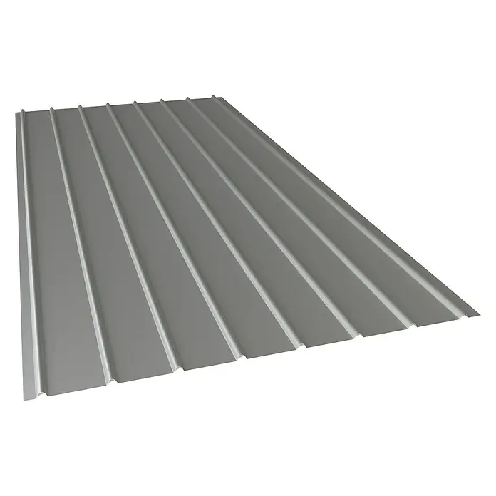 Dachblech Schwallblech MetDach - 120 cm x 90,5 cm x 0,4 mm, Natur - Vorderansicht