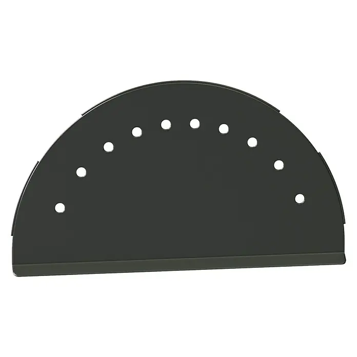Probau Firstkappe - Schwarz, Länge: 28 cm, Stahl - Detailaufnahme