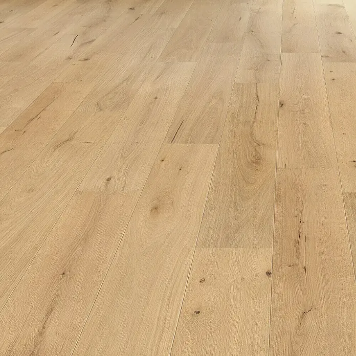 Living by Haro Fertigparkett Eiche pure struktuiert Naturöl - 1.085 x 180 x 12 mm, Landhausdiele - Ansicht von oben