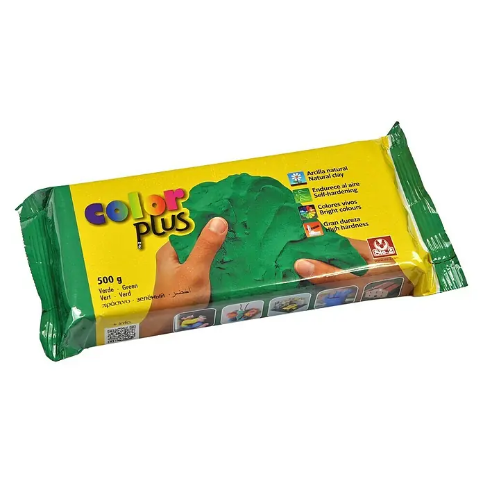 Masa de moldeo rápido Colorplus - 500 g, Verde