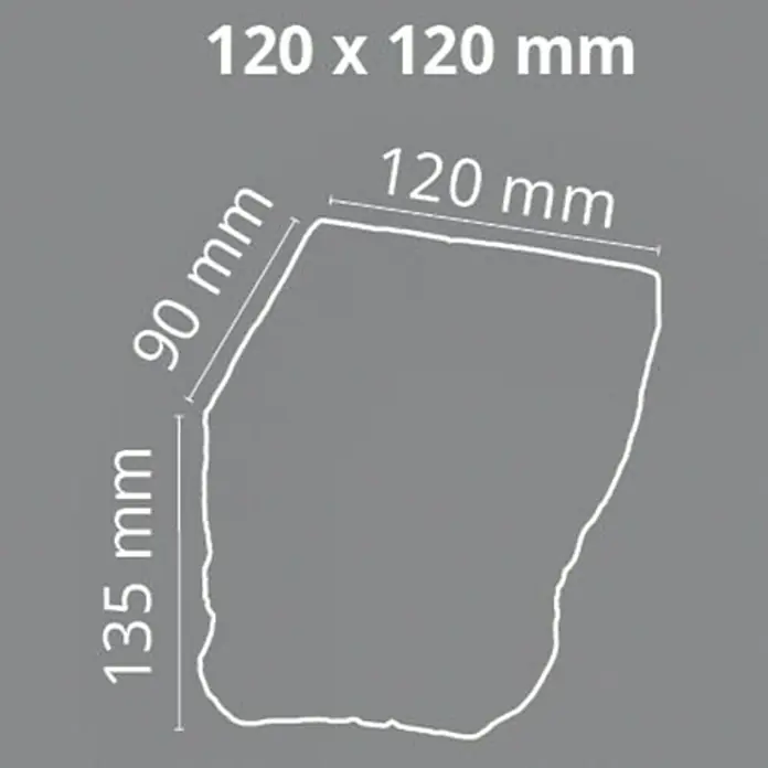 Dekoelement - Konsole, Weiß, 9 x 12 x 13,5 cm - Vorderansicht