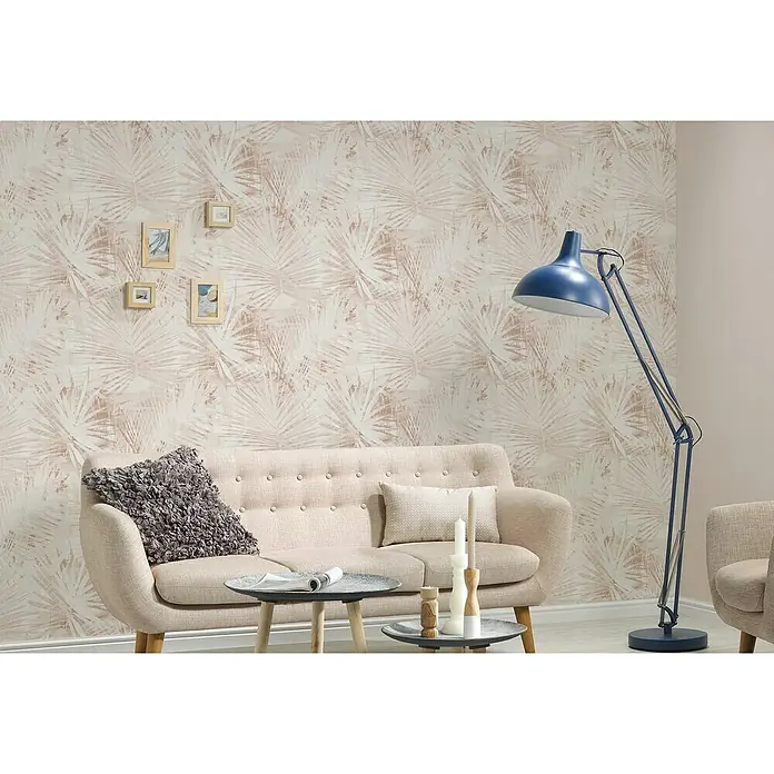 AS Creation Hygge Vliestapete - Rosé, Floral, 10,05 x 0,53 m - Stimmungsaufnahme