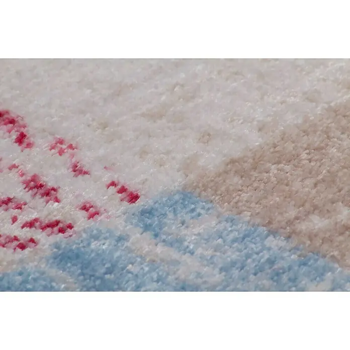 Kayoom Kurzflorteppich Antigua I - Bunt, 290 x 200 cm, 100 % Polyester - Detailaufnahme