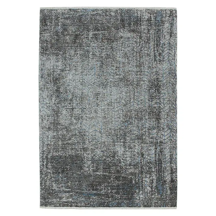 Kayoom Kurzflorteppich Antigua - Grau, 230 x 160 cm, 100 % Polyester - Ansicht von oben