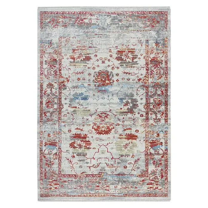 Kayoom Kurzflorteppich Antigua II - Bunt, 150 x 80 cm, 100 % Polyester - Ansicht von oben