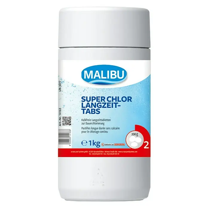 Malibu Super-Chlortabs 200 g - 1 kg