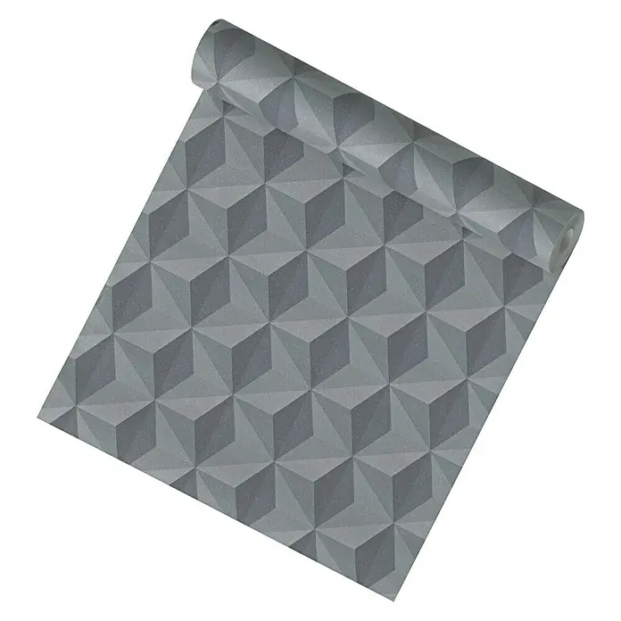 AS Creation Flis tapeta Life 3 - Sivo-crne boje, Grafika, 10,05 x 0,53 m