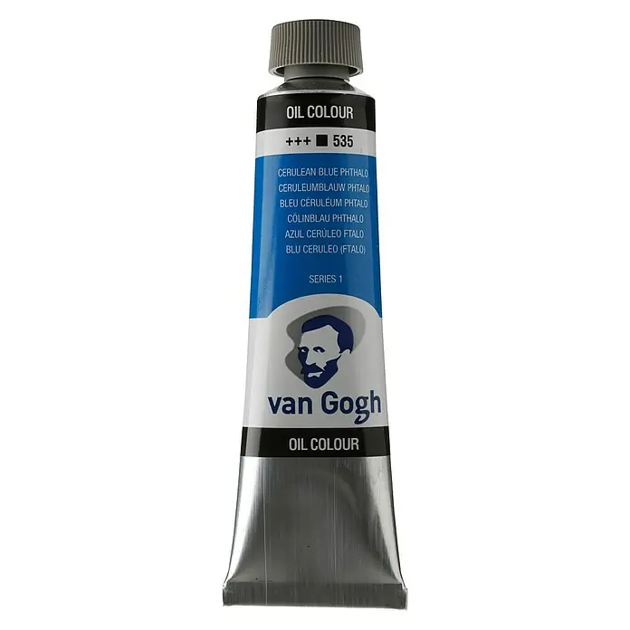 Talens Van Gogh Pintura al óleo azul cerúleo ftalo - 40 ml, Tubo