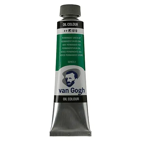 Talens Van Gogh Pintura al óleo verde permamente oscuro