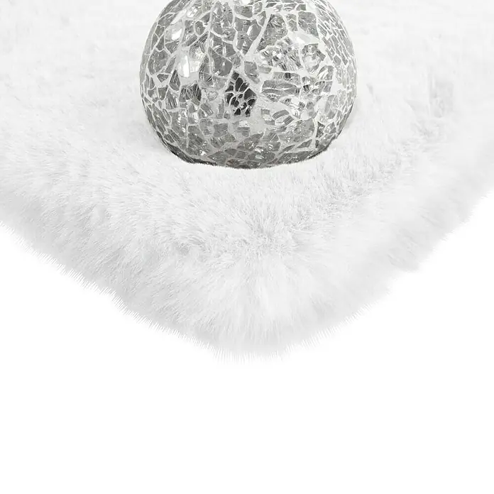 Kayoom Hochflorteppich Rabbit - Weiß, 170 x 120 cm, 100 % Polyester - Detailaufnahme