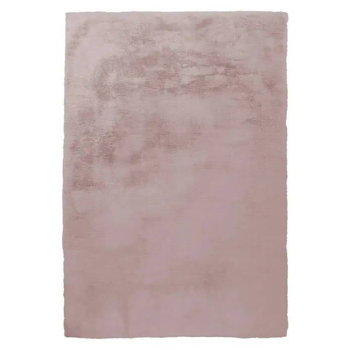 Kayoom Hochflorteppich Rabbit - Rosa, 280 x 180 cm, 100 % Polyester - Ansicht von oben