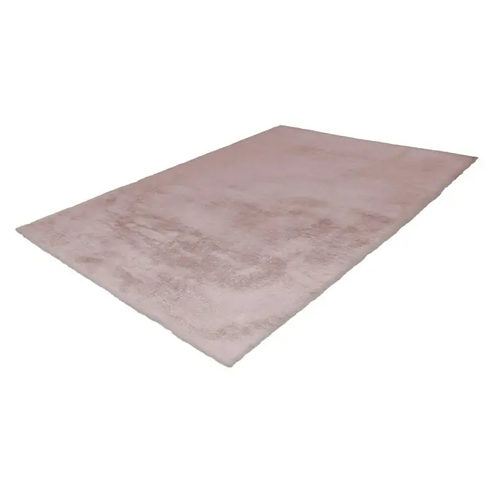 Kayoom Hochflorteppich Rabbit - Rosa, 280 x 180 cm, 100 % Polyester - Rechte Seitenansicht