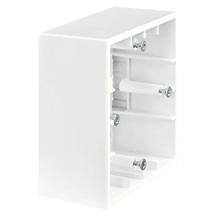 Simon 15 Caja de superficie - L x An x Al: 8,1 x 3,7 x 8,1 cm
