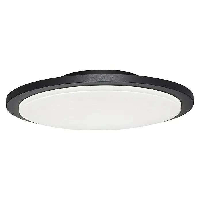 Starlux Plafón LED para exterior Monza - 20 W, Antracita/Blanco, IP44