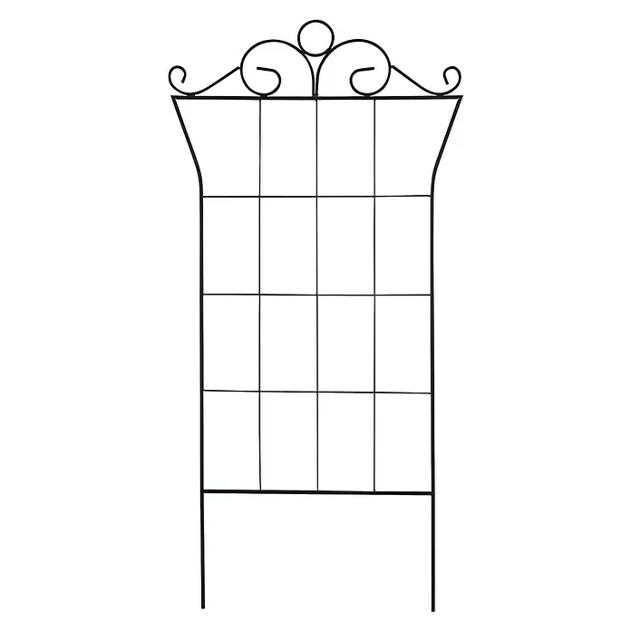 Gardol Ukrasna rešetka za penjačice Latium - 75 x 150 cm, Antracit - Pogled sprijeda