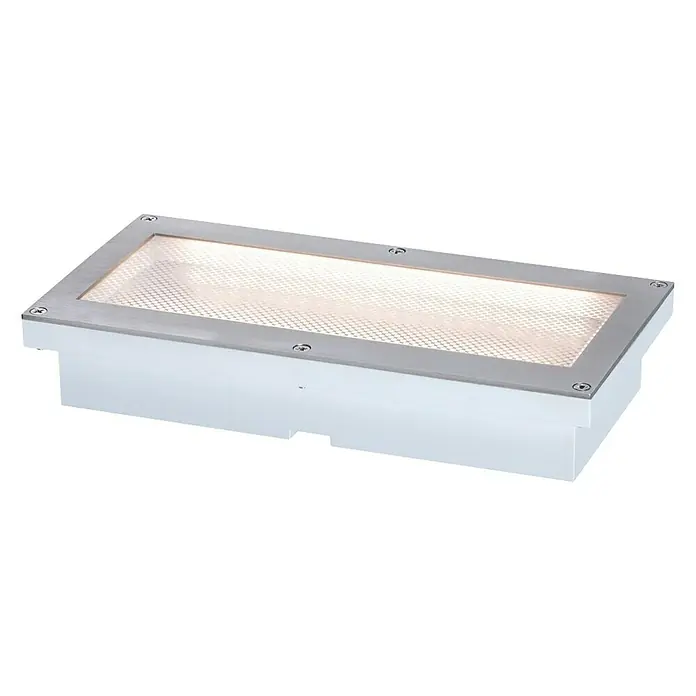 Paulmann Bodeneinbauleuchte Aron - 1,5 W, Weiß, L x B: 10 x 20 cm
