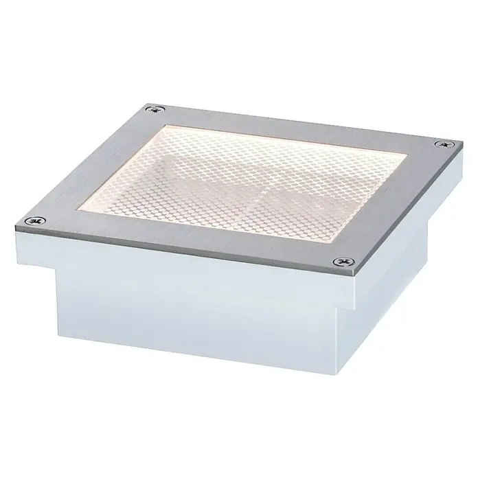 Paulmann Bodeneinbauleuchte Aron - 0,7 W, Weiß, L x B: 10 x 10 cm
