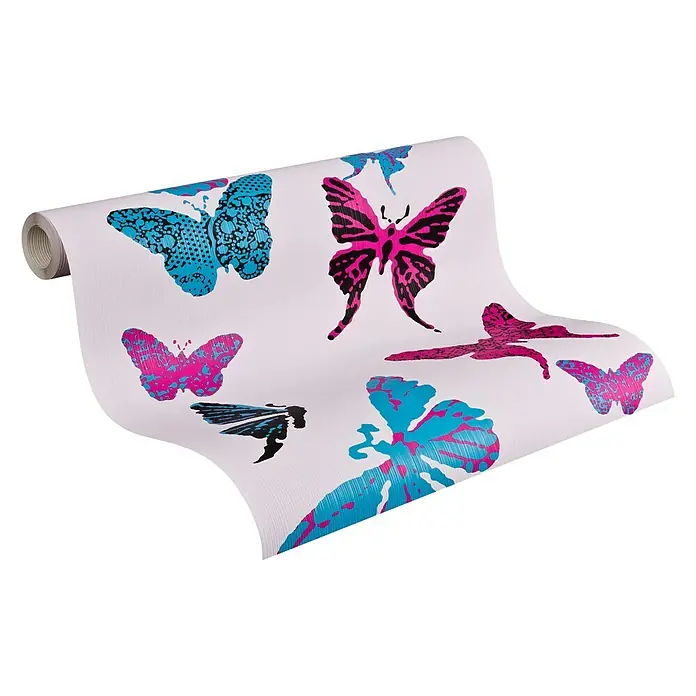 AS Creation Boys And Girls 6 Papiertapete - Pink, Motiv, 10,05 x 0,53 m - Ansicht von oben