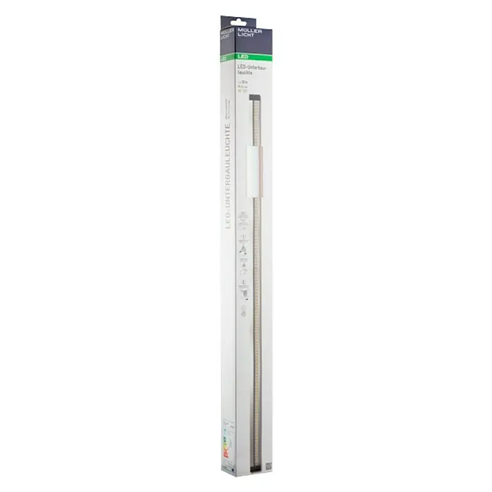 Müller-Licht LED-Unterbauleuchte Balic Sensor WW - 11 W, Kabelanschluss, L x B x H: 80 x 2,9 x 1 cm, Silber