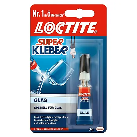 Loctite  Spezial-Sekundenkleber Glas