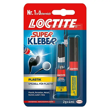 Loctite  Spezial-Sekundenkleber Kunststoff
