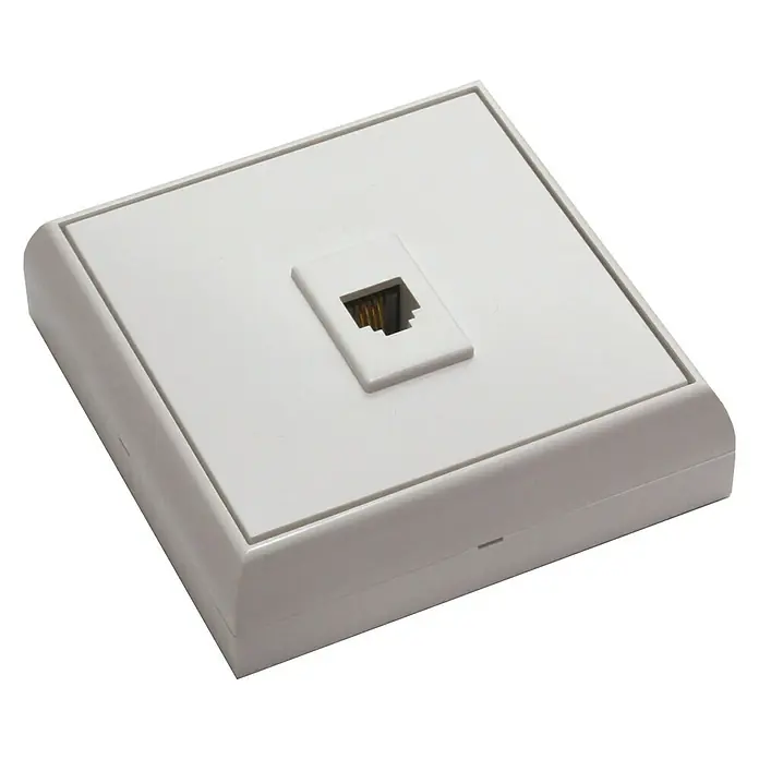 Fontini BF-25 Toma de teléfono Monoblock - Blanco