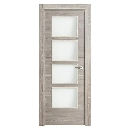 Puerta acristalada Roble Finlandés vidriera 200