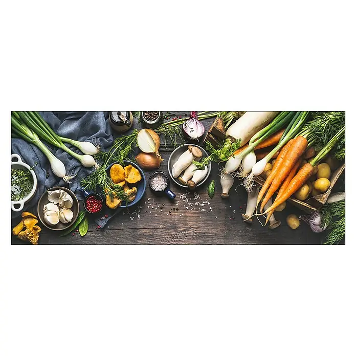 ProArt Glasbild - Kitchen Utensils, B x H: 125 x 50 cm - Vorderansicht
