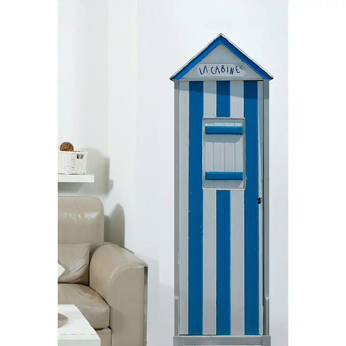Vinilo de pared XXXL Cabina - Caseta de playa, 60 x 170 cm - Foto ambiente