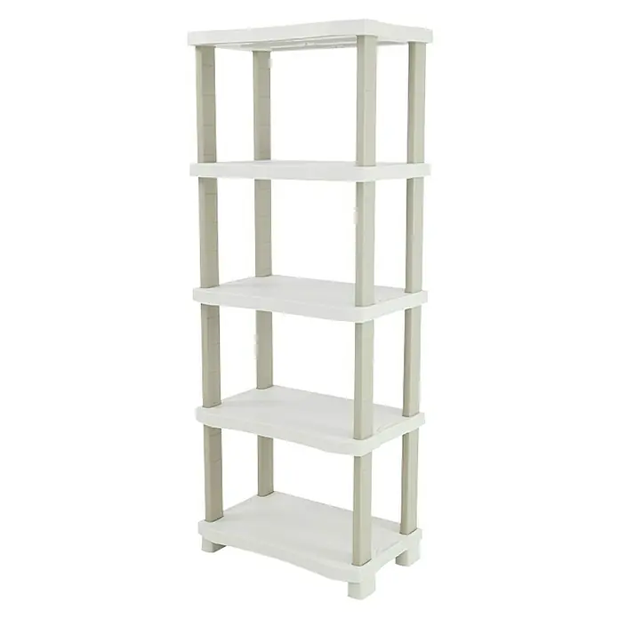 Plastiken Space Saver Estantería de plástico - L x An x Al: 45 x 70 x 184 cm, Número de baldas: 5 ud., Inserción