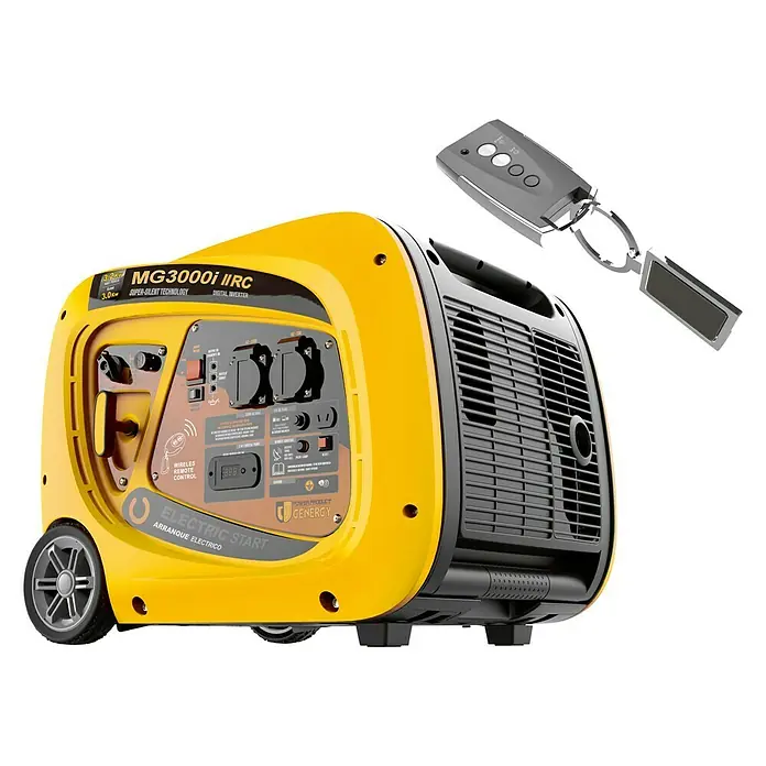 MGA Generador Inverter MG3000i con control remoto - 3.200 W, Volumen del depósito: 6,8 l