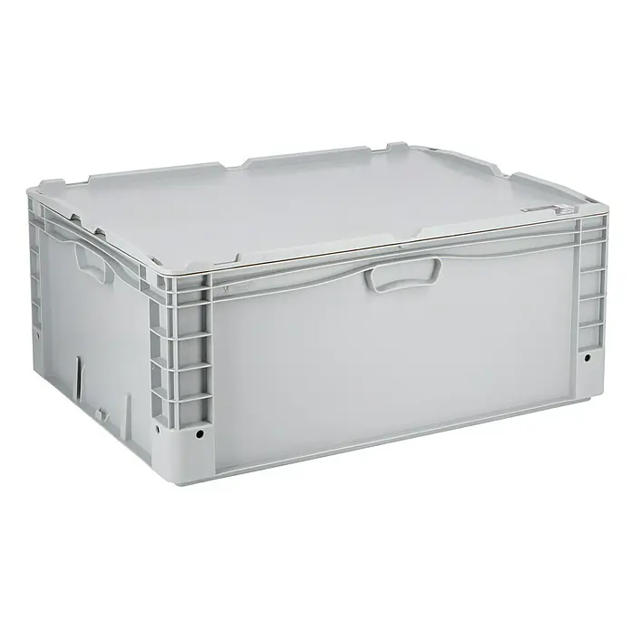 Surplus Systems Eurobox - L x B x H: 80 x 60 x 32 cm, Kunststoff, Grau