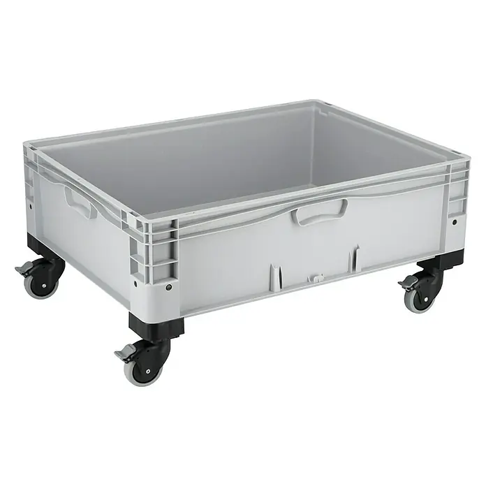 Surplus Systems Rollen-Set - Passend für: Surplus Systems Euronormboxen, Stecken, Mit Feststellbremse