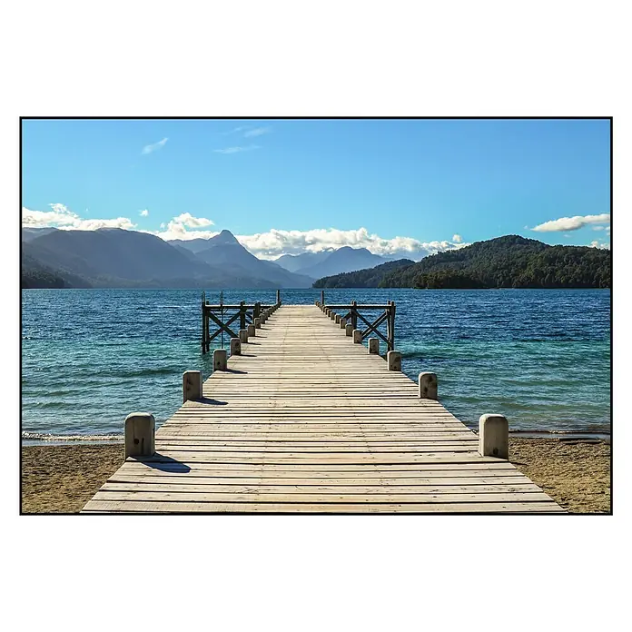 Cuadro de vidrio Pier 1 - Embarcadero 1, An x Al: 90 x 60 cm