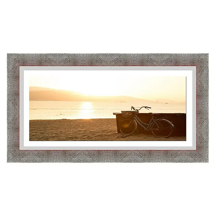 Cuadro - Playa y bicicleta, An x Al: 129 x 70 cm