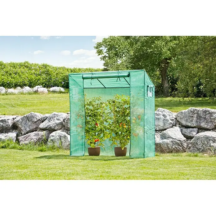 Windhager Tomatengewächshaus - L x B x H: 195 x 60 x 200 cm, Grün