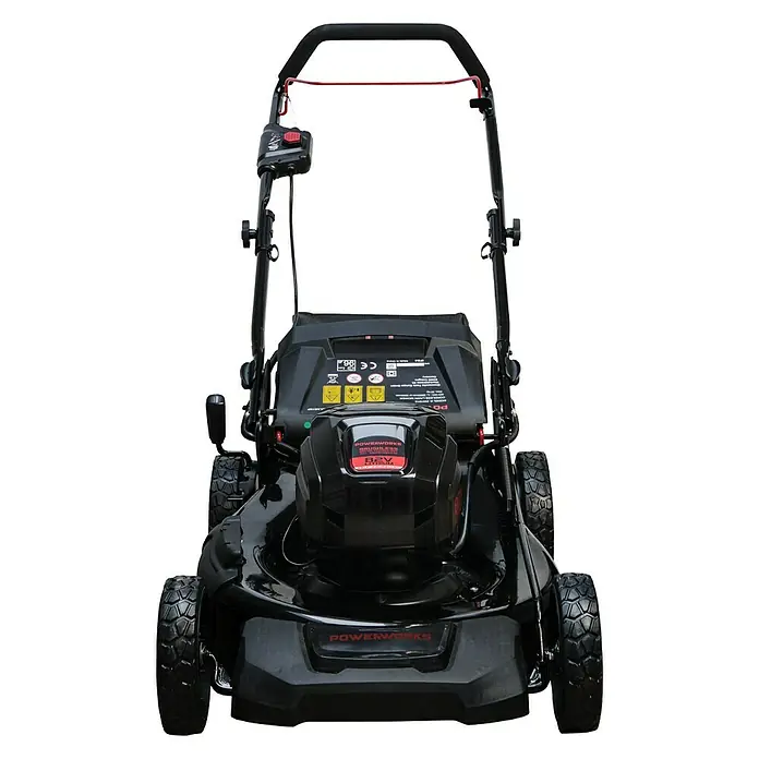 Powerworks Akumulatorska kosilica PC82LM46K5 - 82 V, Širina reza: 46 cm - Pogled sprijeda