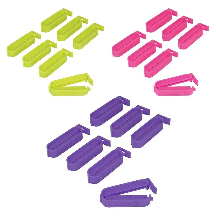 Metaltex Clips - 7 Stk., L x B x H: 6 x 1,2 x 1,2 cm - Detailaufnahme