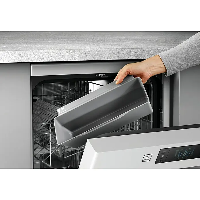 Metaltex Auffangschale Clean-Tex - 35 x 16 x 13 cm, Grau - Detailaufnahme